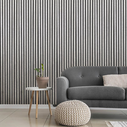 Removable Grey Wood Texture Wall Sheet (200x60cm)