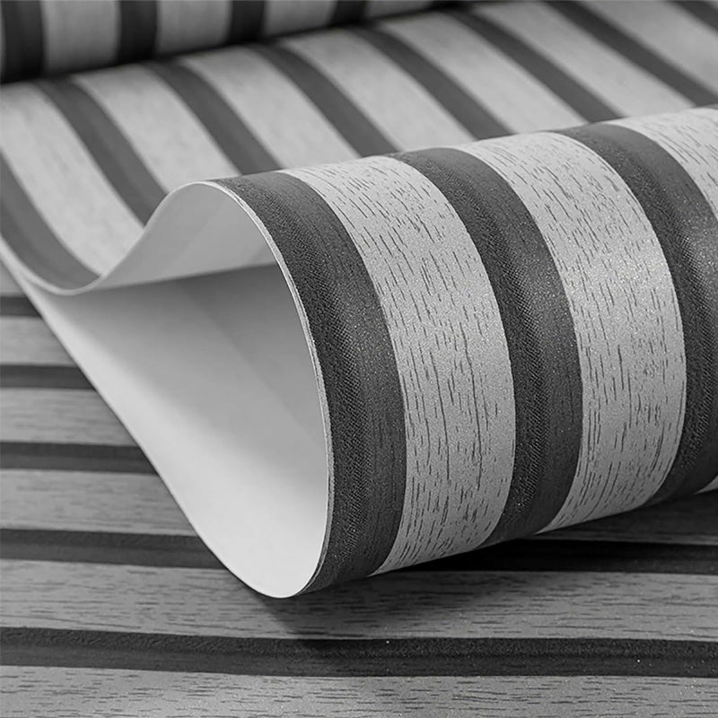Removable Grey Wood Texture Wall Sheet (200x60cm)