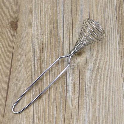 Stainless Steel Spring Egg Beater Hand Whisk