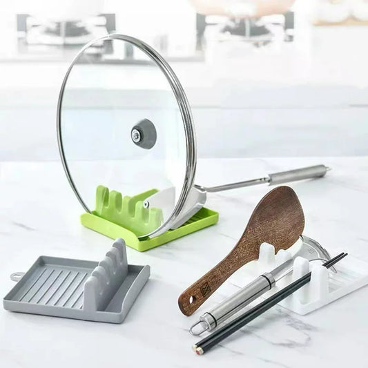 Holder For Kitchen Utensils & Pot Lids