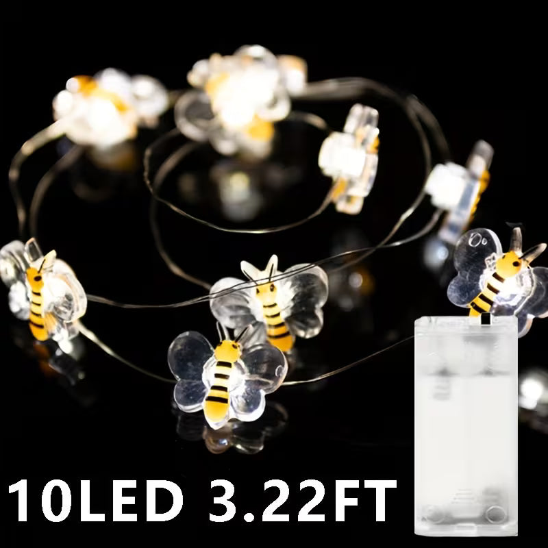Honey Bee LED Fairy Lights – Warm White Indoor Decorative Lighting