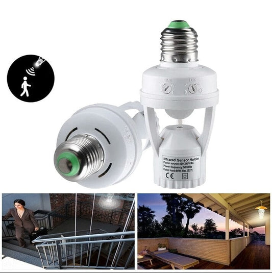 Infrared Sensor Bulb Holder Motion Activated Automatic Light Socket