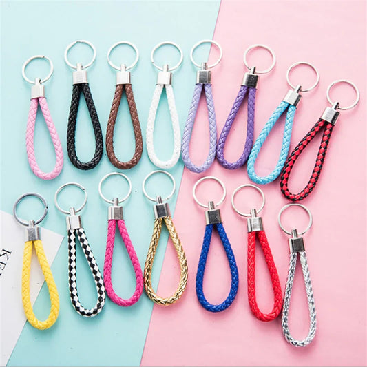 Leather Strap Keychain (1 PC)