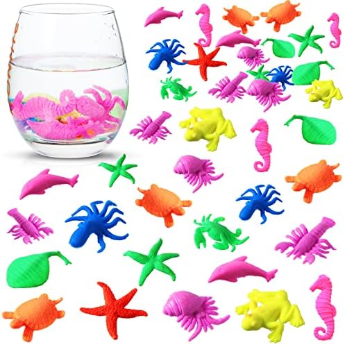Kids Growing Animal Toys – Pack of 20 Expandable Animal Figures
