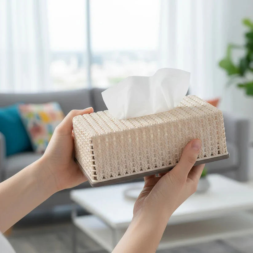 Knit & Knot Tissue Box