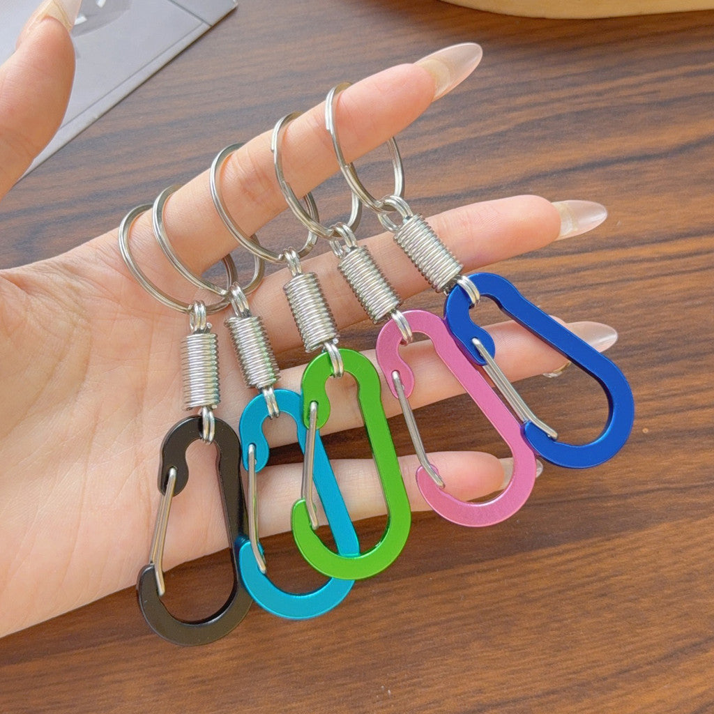 Mini Metal Carabiner Keychain – Practical Clip Hook