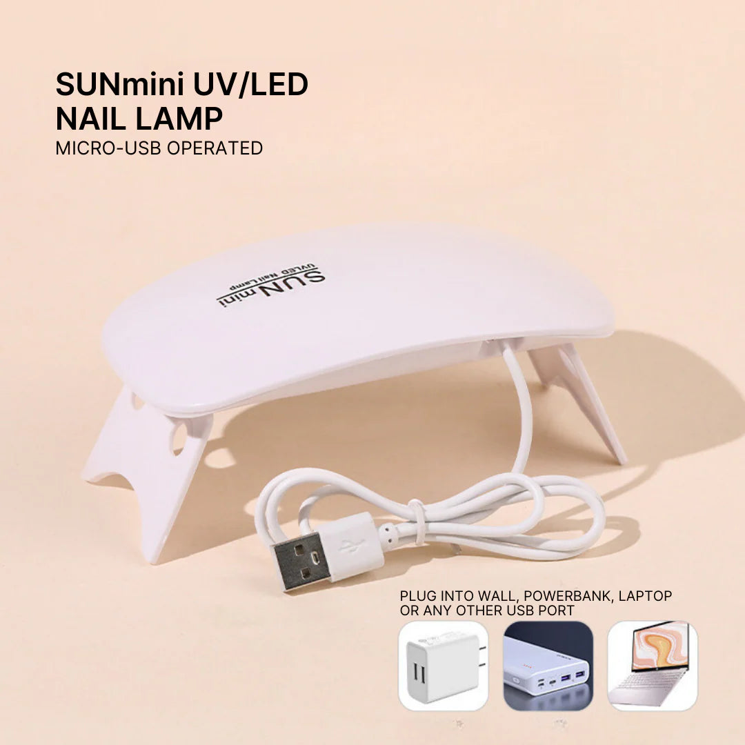 Mini USB Rechargeable UV Nail Lamp, Health and Beauty 