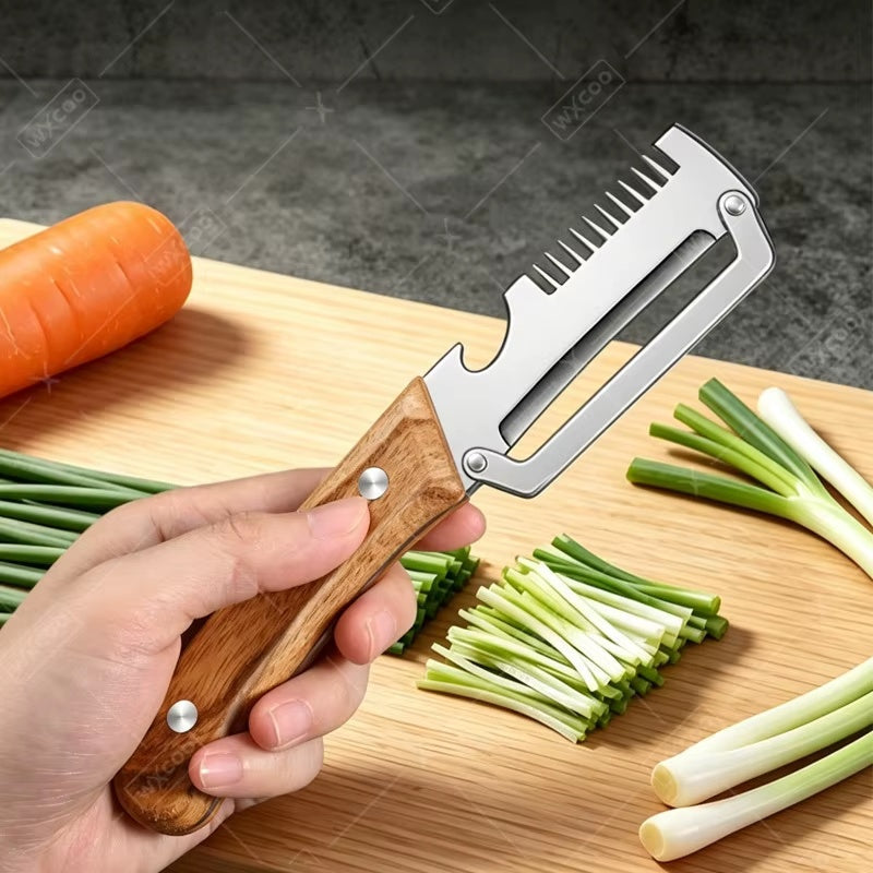 Multifunctional Vegetable Peeler – 3-in-1 Stainless Steel Kitchen Gadget