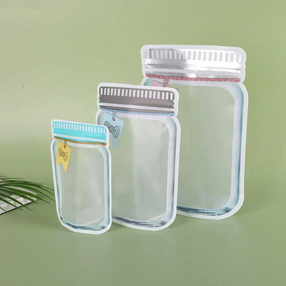 3 Pcs Mason Jar Food Storage Bags