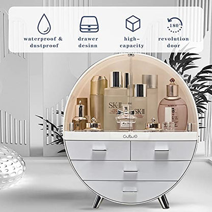 Oval Shaped Cosmetic Organizer, Jewerly Organizer 