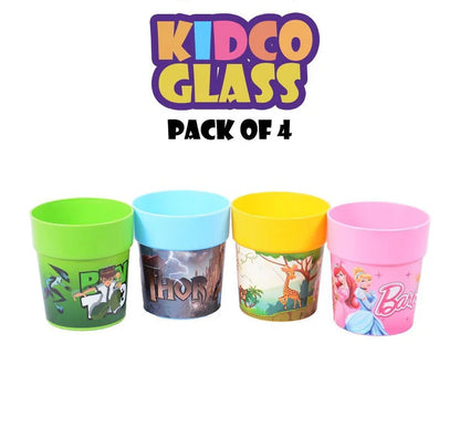 Children’s Cartoon Glass Set – Pack Of 4