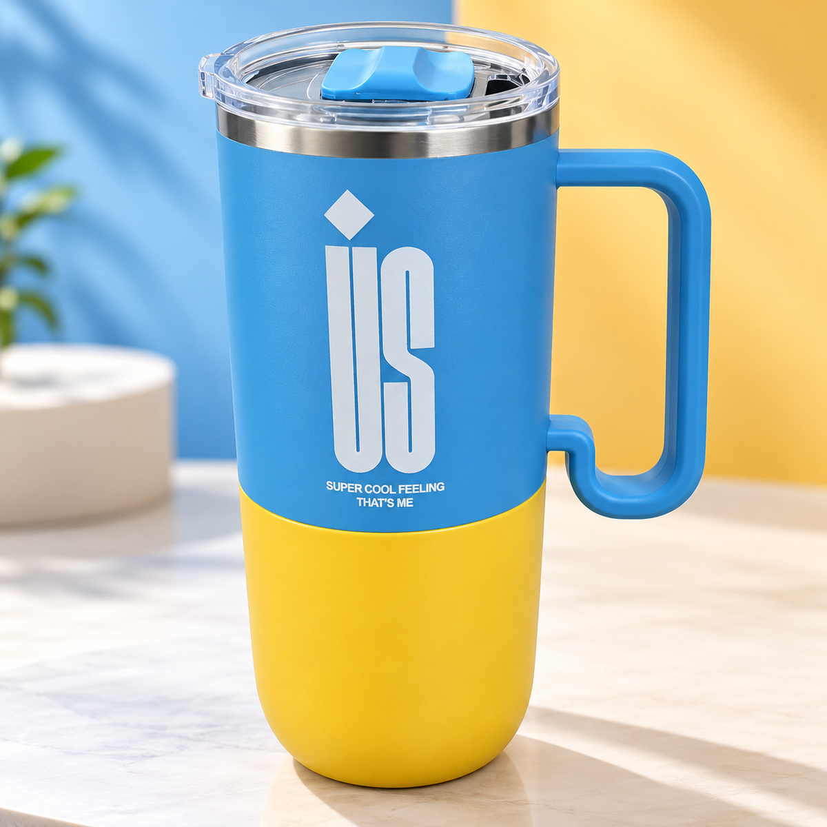Portable Insulated Mug – Reusable Tumbler for Home & Travel