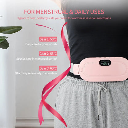Portable USB Rechargeable Heating & Vibration Belt