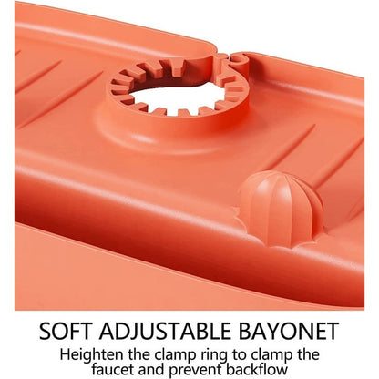 Quick Drain Faucet Shelf – Silicone Splash Proof Kitchen Rack