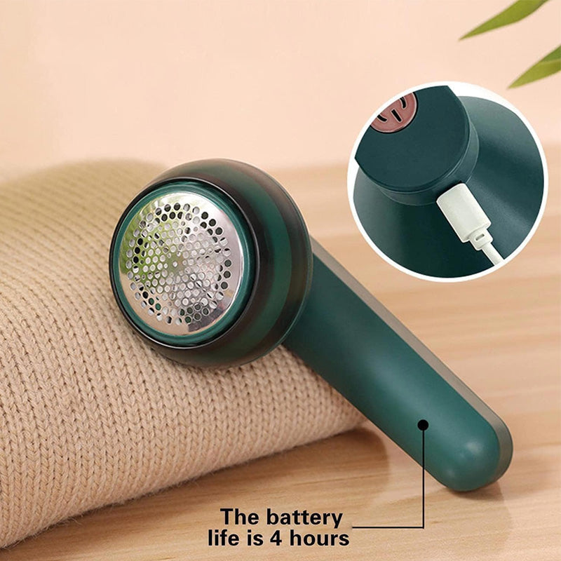 Rechargeable Clothes Fuzz Remover – Electric Fabric Cleaning Tool