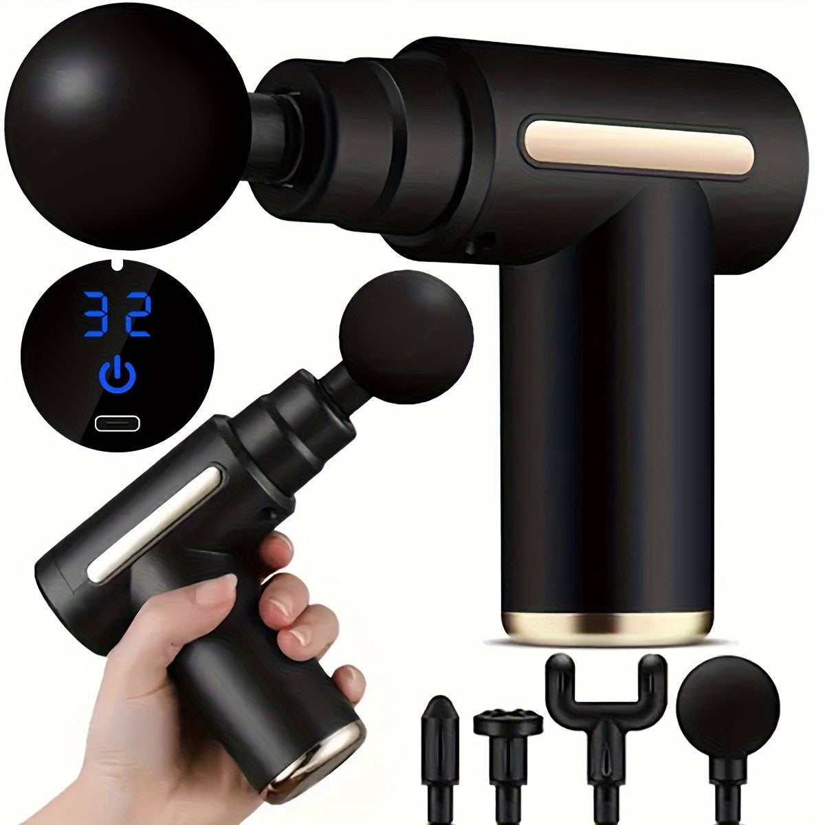 Rechargeable Deep Tissue Massager, Health and Beauty