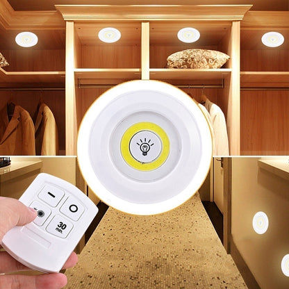 Remote Controlled LED Cabinet Lights – Wireless Stick-On Light Set