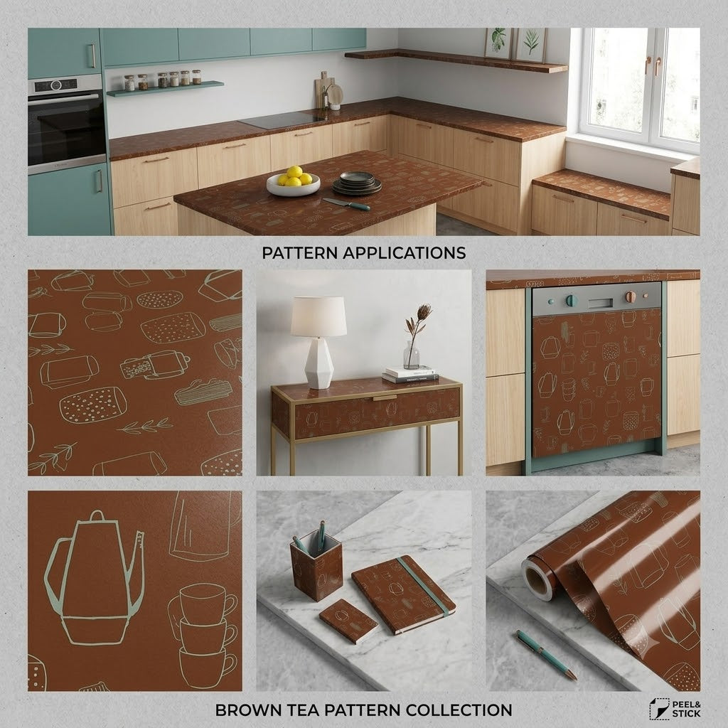 Self-Adhesive Peel & Stick Furniture & Kitchen Wallpaper