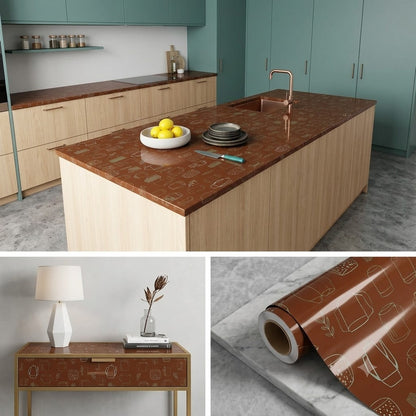 Self-Adhesive Peel & Stick Furniture & Kitchen Wallpaper