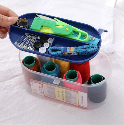 Travel Sewing Kit Box with Essential Sewing Accessories
