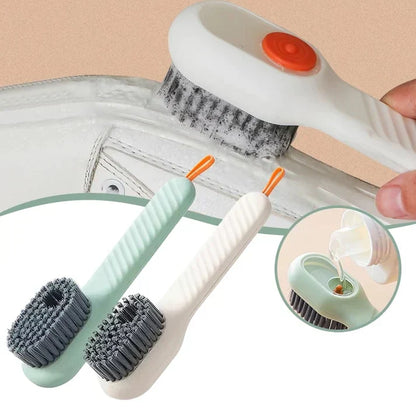 3 Pcs Multifunctional Cleaning Brush with Soap Dispenser