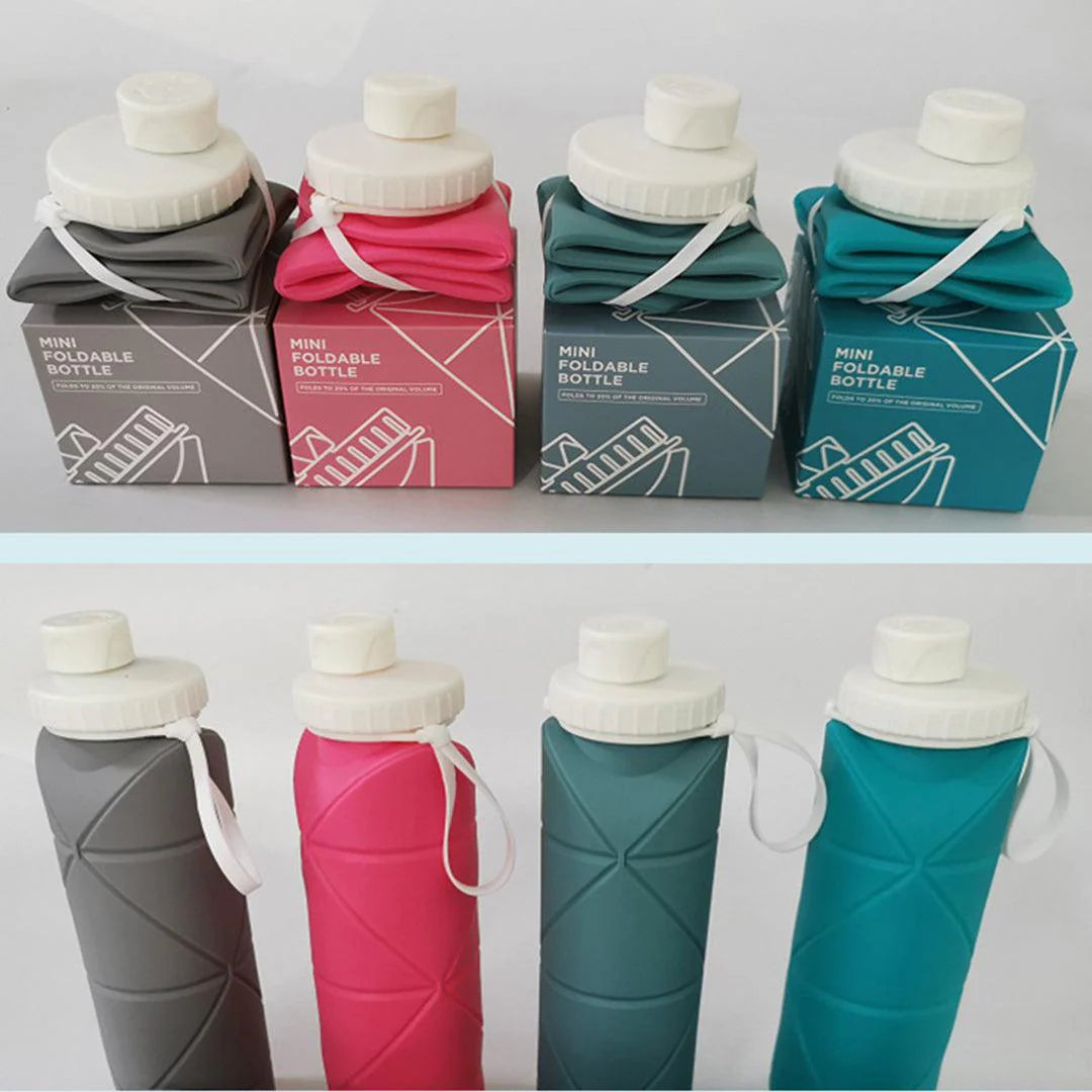 Silicone Foldable Water Bottle, Home and Living 