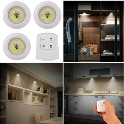Smart Wireless LED Lights – Remote Operated Closet Light Pack