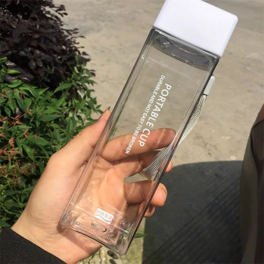 Reusable Transparent Square Travel Bottle