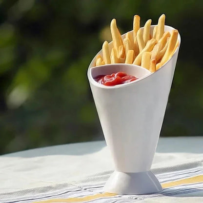 Fries & Sauce Dipping Cup Convenient Snack Holder