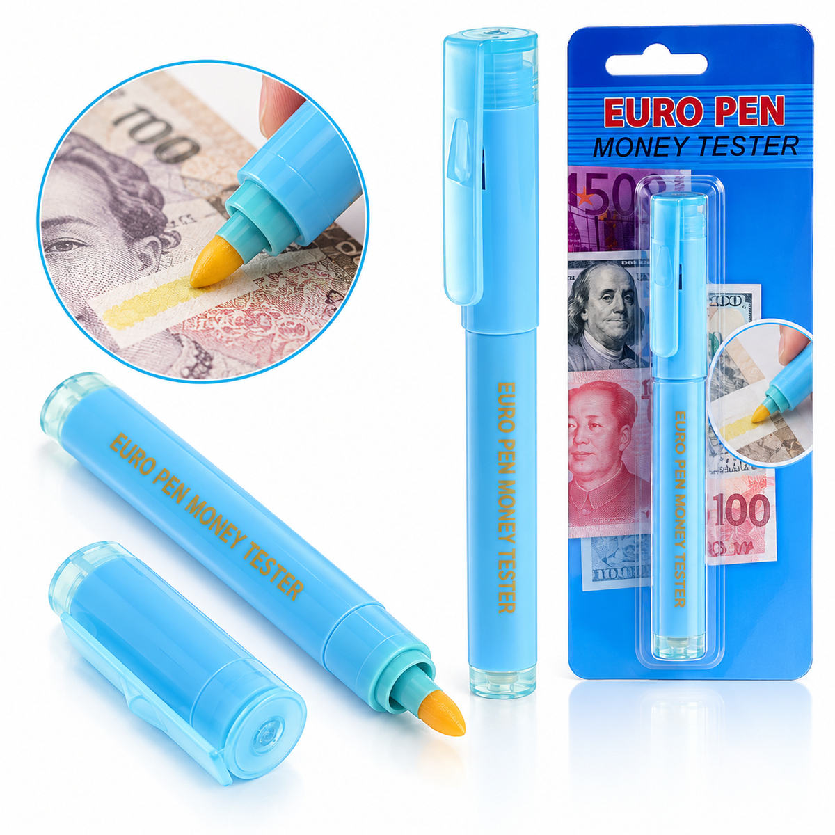 Fake Note Detection Pen Currency Verification Tester