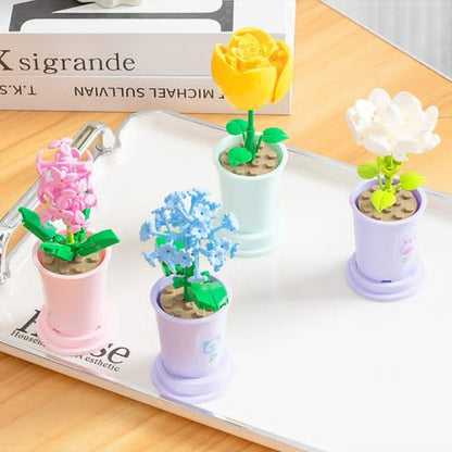 Creative Mini Flower Bouquet Block Building