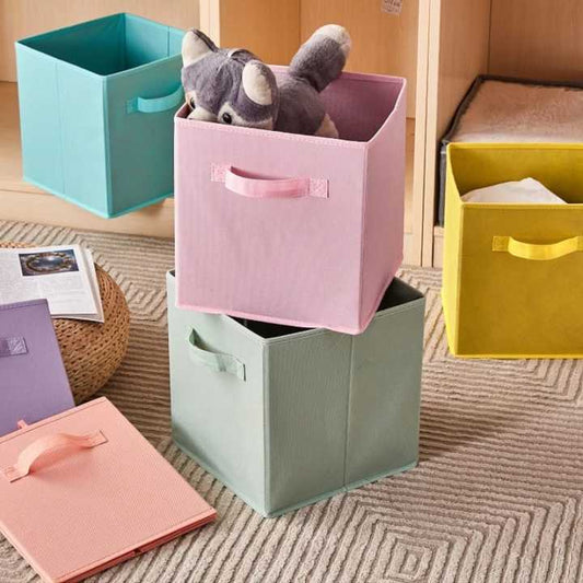 Versatile Foldable Fabric Storage Cube Box