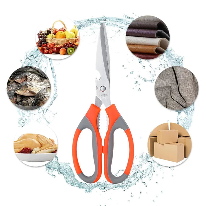 6 In 1 Heavy Duty Kitchen Scissors