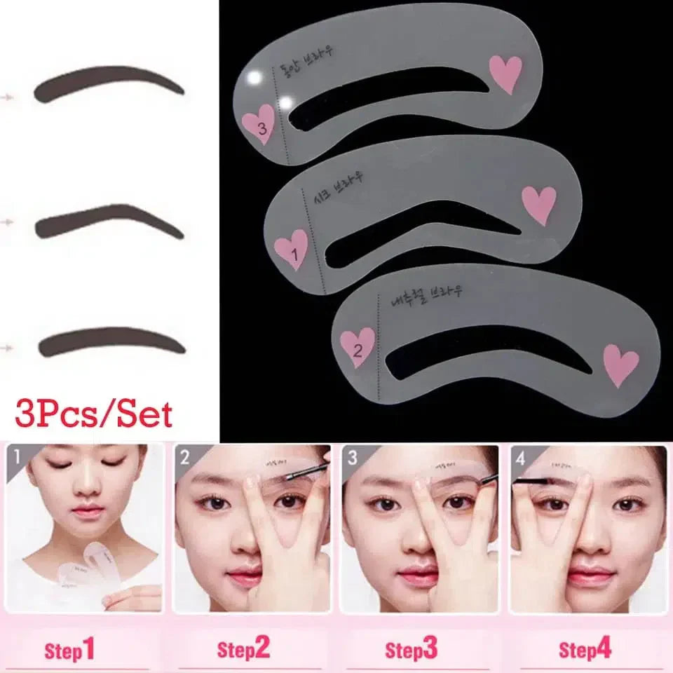 Eyebrow Stencils Styles Reusable Eyebrow Drawing Guide