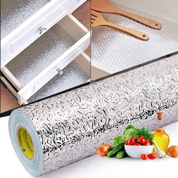 60x200 Cm Aluminium Foil Paper Silver Kitchen Sheet