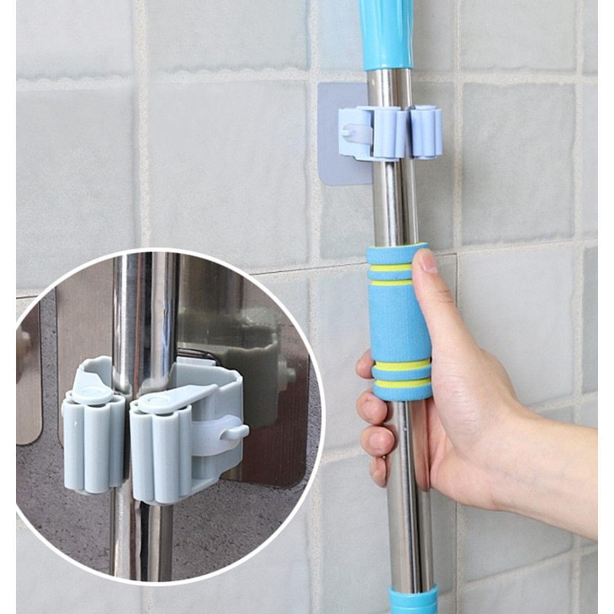 Self-Adhesive Wall Mop Holder (1 PC)