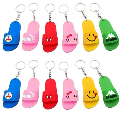 Mini Cartoon Slipper Keychain (1 PC)