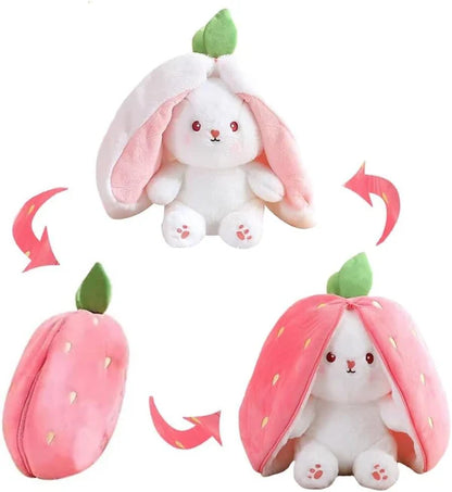 Plush Strawberry Bunny (25Cm/10Inch)