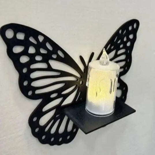 3-Piece Wooden Butterfly Art Collection