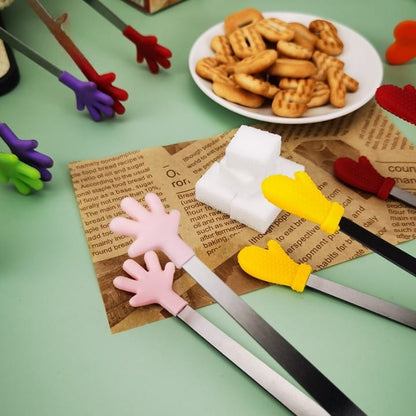 Creative Small Palm Silicone Food Tong