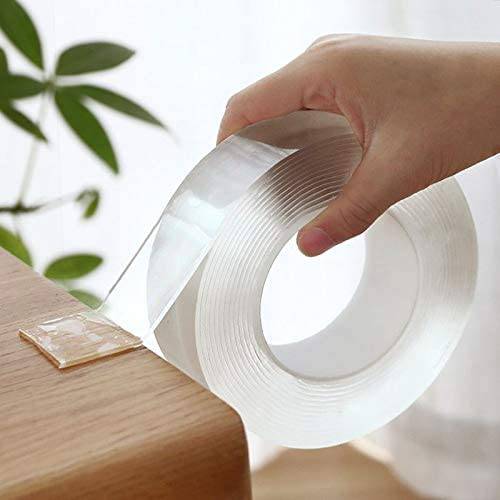 5M Nano Tape Double Sided Strong Adhesive Wall Tape Gel Sticky Multifunction Washable Reusable Carpet Poster