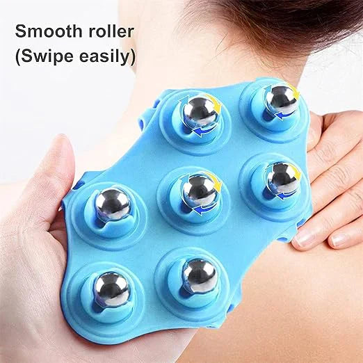 Silicone 7 Ball Rollerball Massage Glove