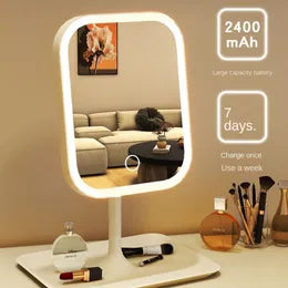Makeup Mirror With LED Lighting & USB Plug-In