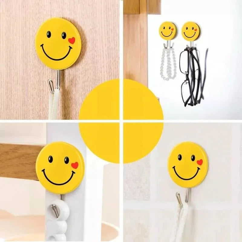 5 Piece Emoji Decor Hooks
