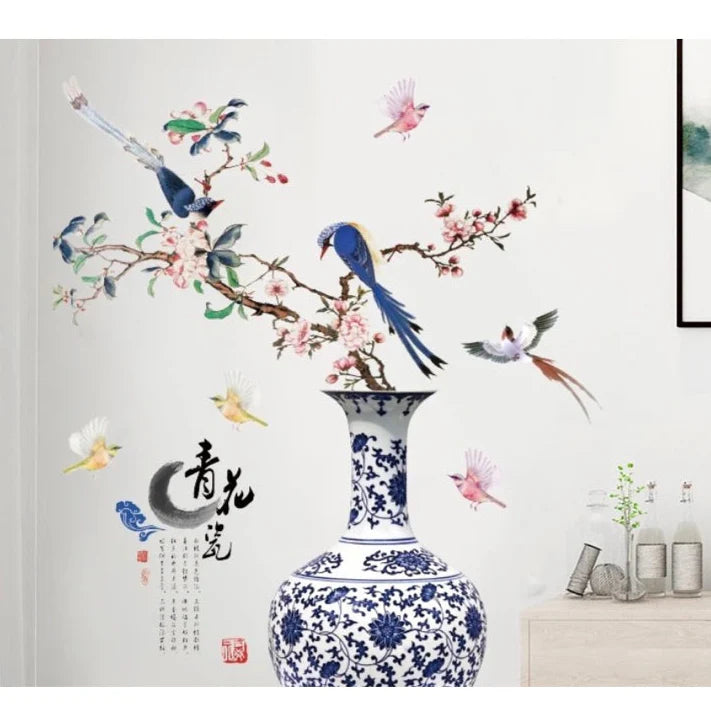 Blossom Vase Wall Sticker