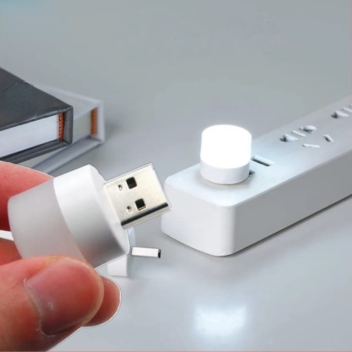 Mini USB Night Light Portable LED Bulb For Study Travel & Home