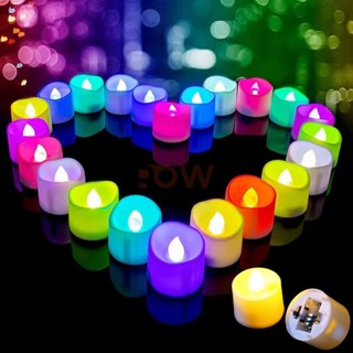 2 Piece LED Flickering Candles