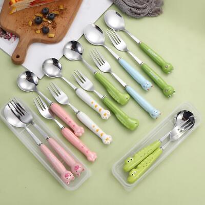 Child-Sized Fork & Spoon Set