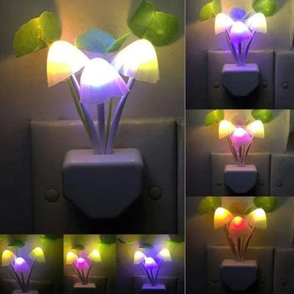 1Pcs Mushroom Night Lamp Decorative LED Light For Home & Bedroom