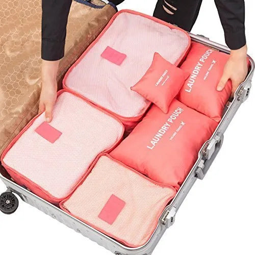 Multi-Size Packing Cube Set – Travel Clothes Organizer Bags